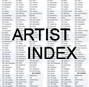 Artist Index